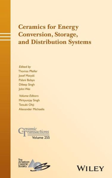 Cover for ACerS · Ceramics for Energy Conversion, Storage, and Distribution Systems - Ceramic Transactions Series (Hardcover Book) (2016)