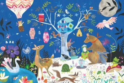 Cover for Peter Pauper Press · Nighttime Forest Kids' Floor Puzzle (Hardcover Book) (2021)