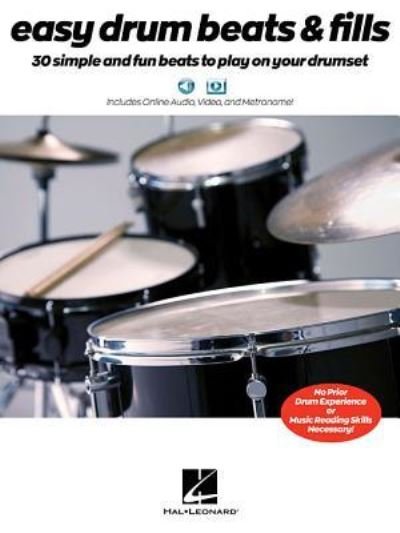 Cover for Hal Leonard Publishing Corporation · Easy Drum Beats &amp; Fills (Paperback Book) (2018)