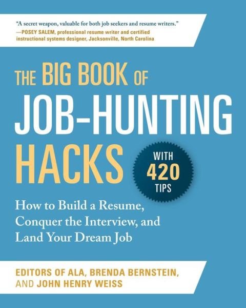 Cover for Editors of the American Library Association · Big Book of Job-Hunting Hacks (Book) (2020)