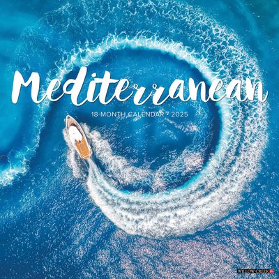 Willow Creek Press · Mediterranean 2025 12 X 12 Wall Calendar (Calendar) (2024)