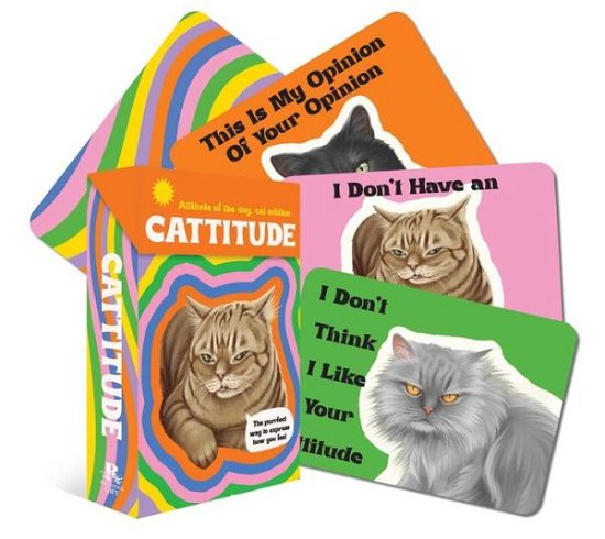 Cover for Rockpool Publishing · Cattitude: Attitude of the day: cat edition (Flashkort) (2024)