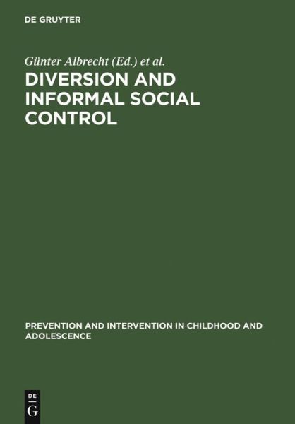 Cover for Gunter Albrecht · Diversion and Informal Social Control (Book) (1995)