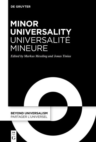 Cover for Markus Messling · Minor Universality (Book) (2023)