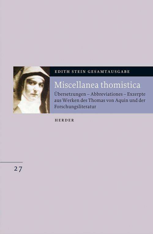 Edith Stein Ges.ausg.27misc.th - Edith Stein - Books -  - 9783451345487 - 