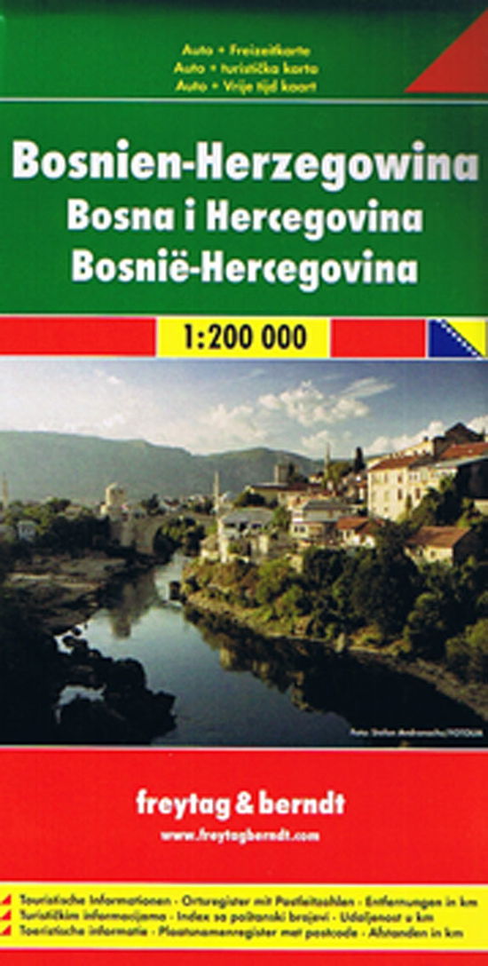 Cover for Freytag &amp; Berndt · Freytag &amp; Berndt Autokarte: Bosnien Herzegowina (Hardcover Book) (2012)