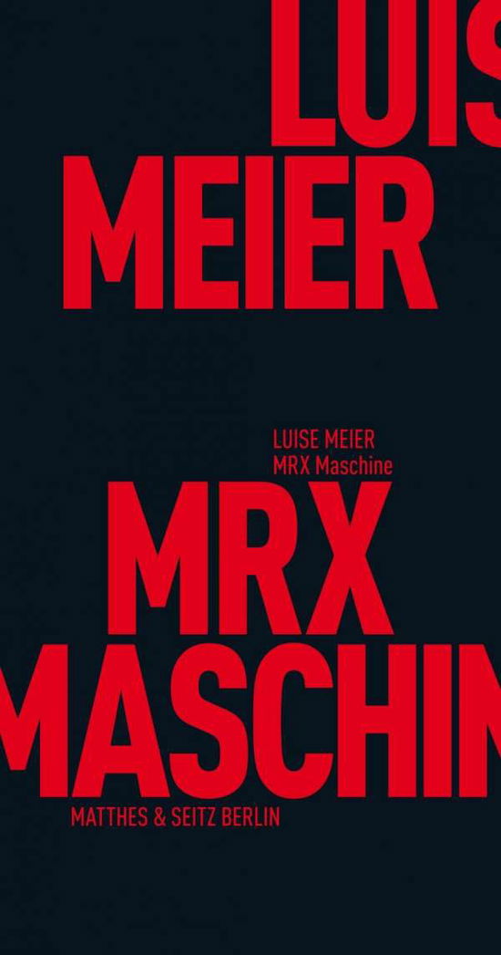 Cover for Meier · MRX Maschine (Book)