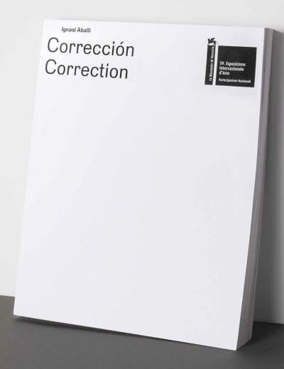 Ignasi Aballi: Correccion / Correction (Paperback Book) (2023)