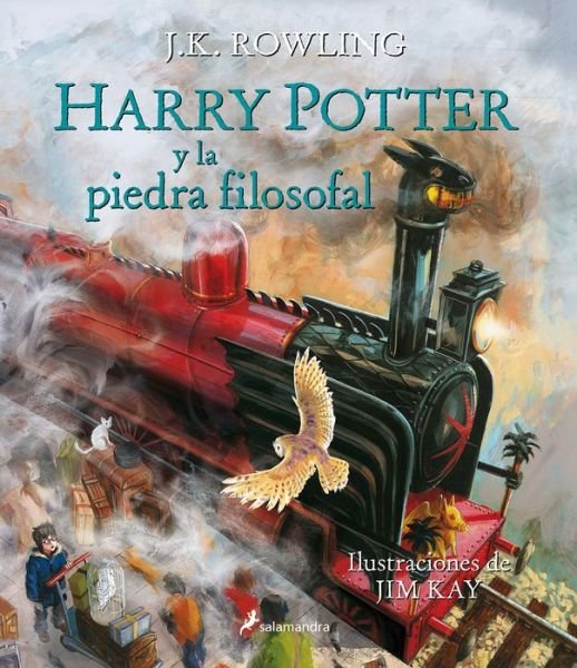 Cover for J.K. Rowling · Harry Potter y la piedra filosofal. Edicion ilustrada / Harry Potter and the Sorcerer's Stone: The Illustrated Edition (Pocketbok) (2019)
