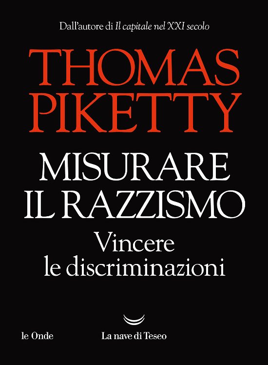 Cover for Thomas Piketty · Misurare Il Razzismo. Vincere Le Discriminazioni (Book)