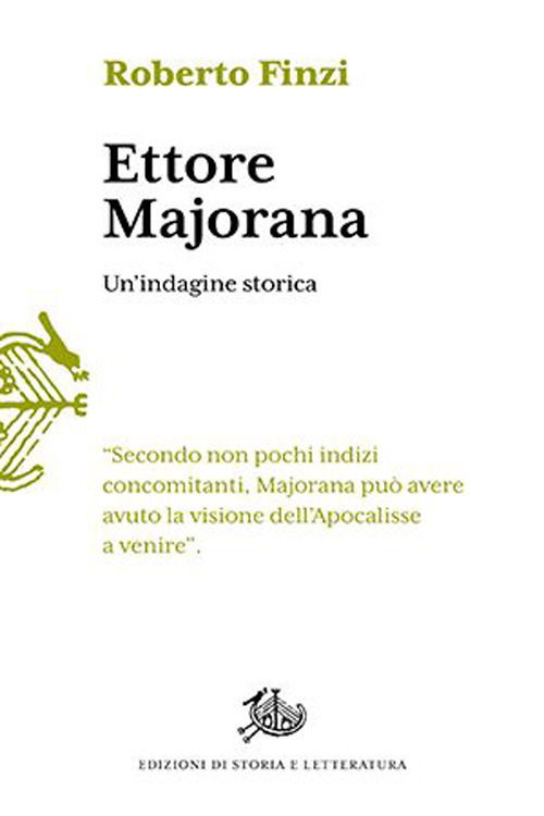 Cover for Roberto Finzi · Ettore Majorana. Un'indagine Storica (Book)