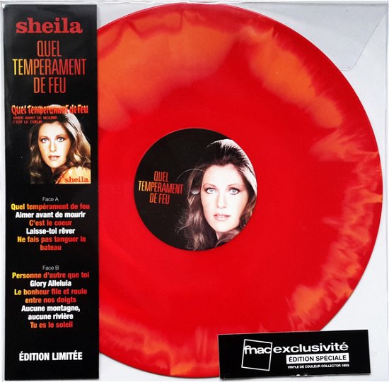Cover for Sheila · Quel Temperament De Feu (LP) [Coloured edition] (2019)