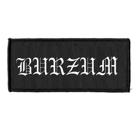 Cover for Burzum · Logo (White) (Patch) (2024)