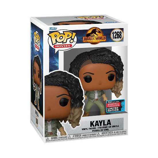Cover for Jurassic World: Funko Pop! Movies · Jurassic World POP! Movies Vinyl Figur Kayla 9 cm (Legetøj) (2023)