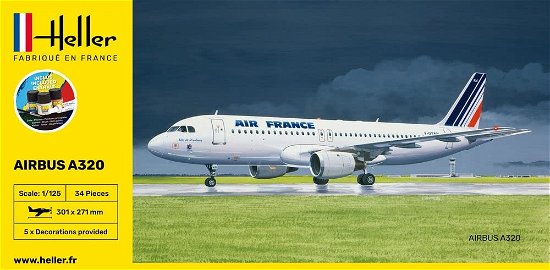 Cover for Heller · 1/125 Starter Kit Airbus A-320 Air France (Toys)