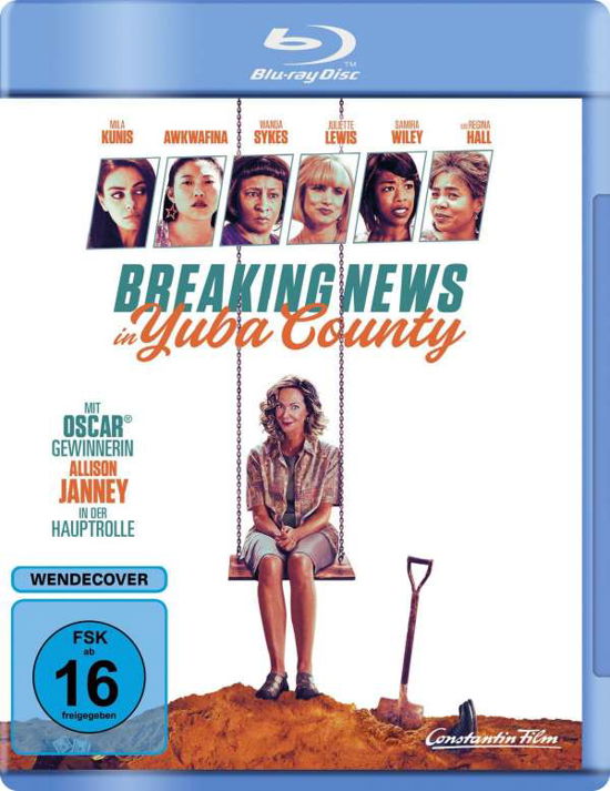 Cover for Allison Janney,mila Kunis,regina Hall · Breaking News in Yuba County (Blu-ray) (2021)