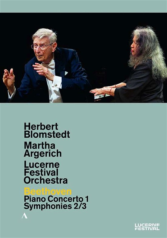 Cover for Blomstedt, Herbert / Martha Argerich · Beethoven: Piano Concerto No. 1 - Symphony No. 2 &amp; 3 (DVD) (2021)