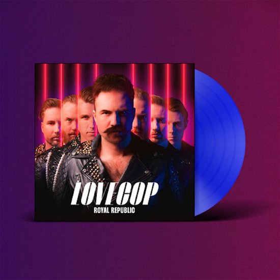 Cover for Royal Republic · LoveCop (LP) [Blue Vinyl edition] (2024)