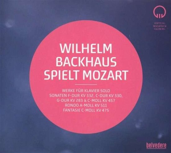 Cover for Wolfgang Amadeus Mozart · Backhaus Spielt Mozart (CD) (2018)