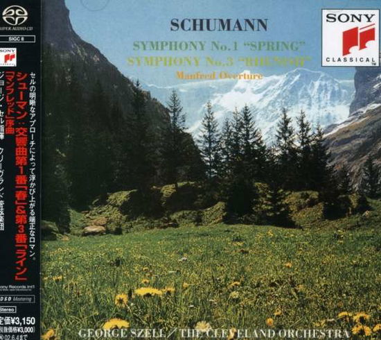 Cover for George Szell · Schumann:symphony No.1 'spring`. No.3 `rhenish`. `manfred` Overture (CD) [Japan Import edition] (2001)