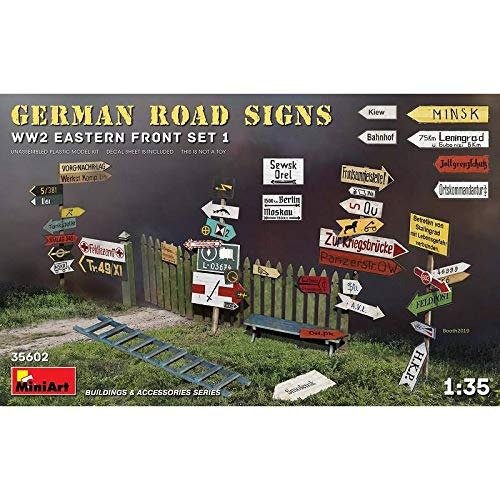 German Road Sign Wwii Eastern Front Set 1 - MiniArt - Fanituote - Miniarts - 4820183312488 - 