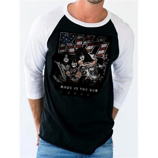 Made in America (Baseball Shirt) - Kiss - Merchandise -  - 5054015235488 - 