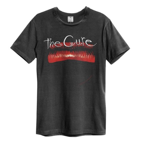 The Cure - Lips Amplified Vintage Charcoal X Large T Shirt - The Cure - Gadżety - AMPLIFIED - 5054488495488 - 