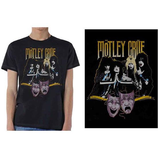 Cover for Mötley Crüe · Motley Crue Unisex T-Shirt: Theatre Vintage (T-shirt) [size S] [Black - Unisex edition]
