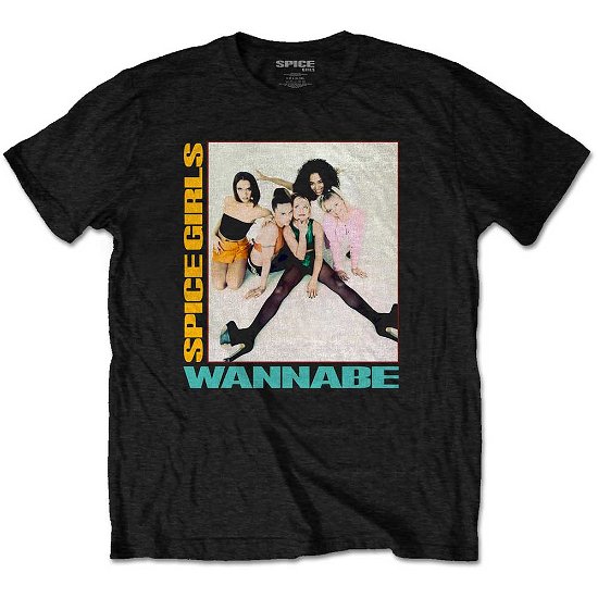 The Spice Girls Unisex T-Shirt: Wannabe - Spice Girls - The - Marchandise -  - 5056561020488 - 