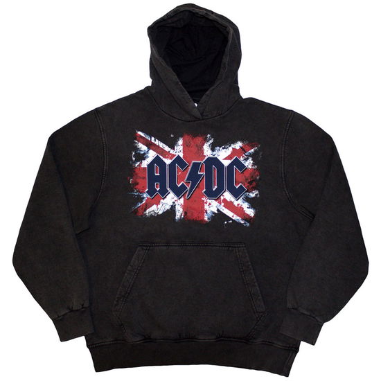 Cover for AC/DC · AC/DC Unisex Pullover Hoodie: Flag (Wash Collection) (Hoodie) [size S] (2024)