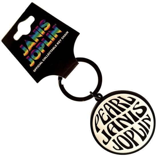 Cover for Janis Joplin · Janis Joplin  Keychain: Pearl Emblem Mono (MERCH)