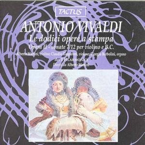 Violin Sonatas Op 2 7-12 - Vivaldi / Martini / Gasparoni / Barbolini - Musik - TACTUS - 8007194100488 - 23. mai 1995
