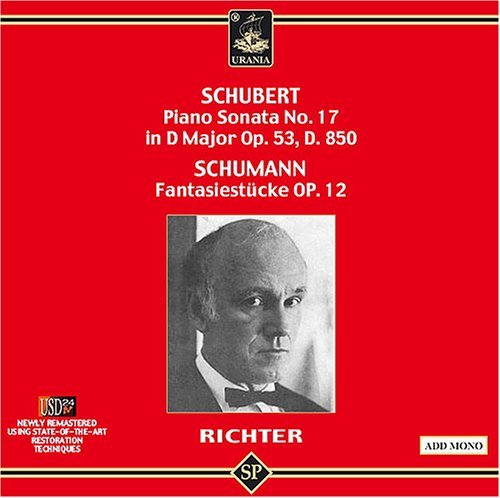 Cover for Schubert / Schumann / Richter · Piano Sonata No 17 in D Major / Fantasiestucke (CD) (2006)