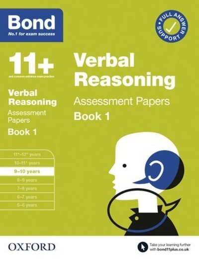 Cover for Bond 11+ · Bond 11+: Bond 11+ Verbal Reasoning Assessment Papers 9-10 years Book 1: For 11+ GL assessment and Entrance Exams - Bond 11+ (Paperback Bog) (2020)
