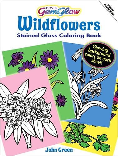 Cover for John Green · Wildflowers - Dover Nature Stained Glass Coloring Book (MERCH) (2009)