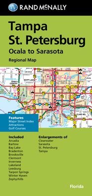 Cover for Rand McNally · Rand McNally Folded Map: Tampa-St. Petersburg-Ocala to Sarasota Regional Map (Kartor) (2021)