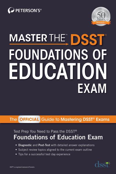 Cover for Peterson's · Master the DSST Foundations of Education Exam (Paperback Book) (2021)