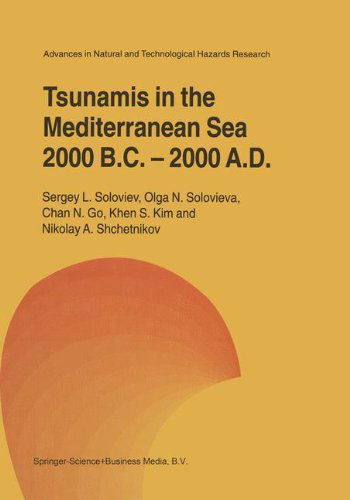 Cover for Sergey L. Soloviev · Tsunamis in the Mediterranean Sea 2000 B.C.-2000 A.D. - Advances in Natural and Technological Hazards Research (Hardcover Book) [2000 edition] (2000)