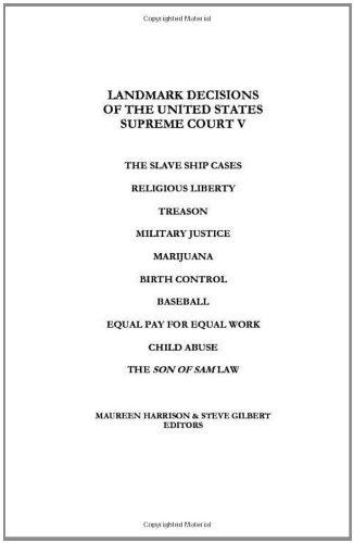 Cover for Steve Gilbert · Landmark Decisions of the United States Supreme Court V (Taschenbuch) (2011)