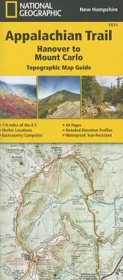 Cover for National Geographic Maps · Appalachian Trail, Hanover To Mount Carlo, New Hampshire: Trails Illustrated (Kartor) [2022nd edition] (2022)