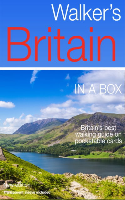 Cover for Walker's Britain In a Box: Incredible walks through Britains’s glorious landscape - Britain's best walking guide on pocketable cards - Duncan Petersen Guides (Løsblad) (2025)