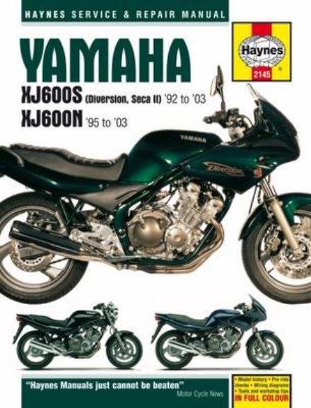 Cover for Haynes Publishing · Yamaha XJ600S (Diversion, Seca II) &amp; XJ600N Fours (92 - 03) Haynes Repair Manual: 92-03 (Paperback Bog) (2015)