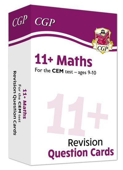 Cover for CGP Books · 11+ CEM Revision Question Cards: Maths - Ages 9-10 - CGP CEM 11+ Ages 9-10 (Gebundenes Buch) (2020)