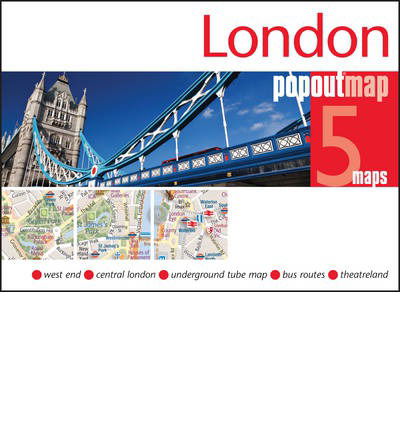 Popout Maps: London - Popout Map - Kirjat - PopOut Maps - 9781845879488 - perjantai 4. huhtikuuta 2014