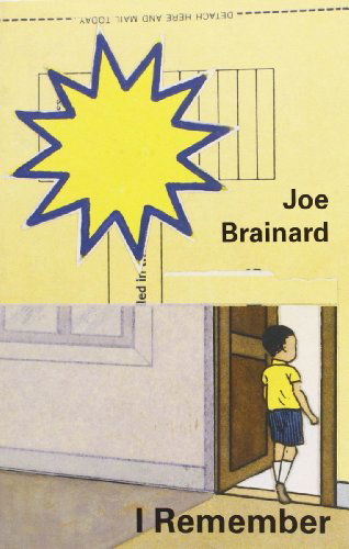 Cover for Joe Brainyard · Joe Brainard: I Remember (Paperback Book) [First edition] (2001)