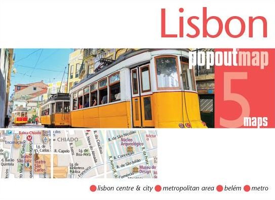 Popout Maps: Lisbon Popout Map - Popout Map - Bøger - PopOut Maps - 9781910218488 - 1. september 2017