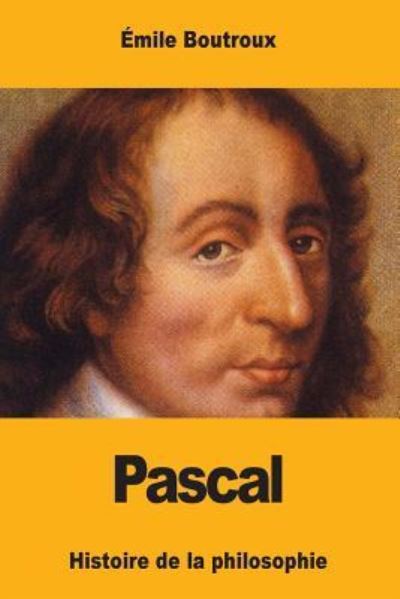 Cover for Emile Boutroux · Pascal (Paperback Book) (2017)