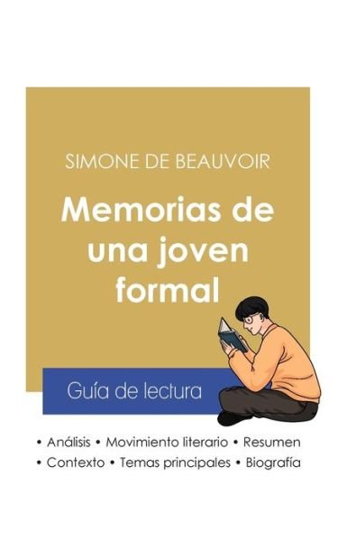 Cover for Simone De Beauvoir · Guia de lectura Memorias de una joven formal de Simone de Beauvoir (analisis literario de referencia y resumen completo) (Paperback Book) (2021)