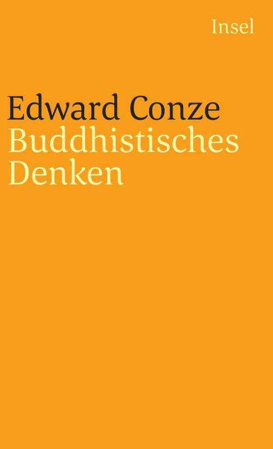 Cover for Edward Conze · Insel TB.3248 Conze.Buddhistisches (Book)