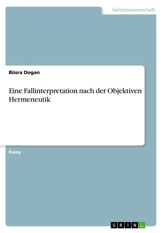 Cover for Dogan · Eine Fallinterpretation nach der (Book)